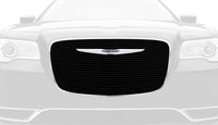 2015-2018 Chrysler 300 T-Rex Grilles Billet Grille, Black, 1 Pc, Overlay - PN #21436B