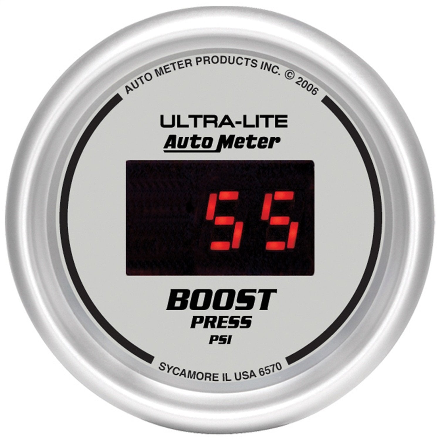 Auto Meter 6570 Digital Ultra-Lite 2-1/16" 22037 PSI Boost Gauge