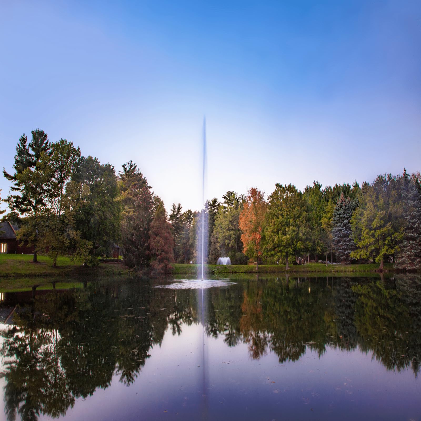 Scott Aerator 1/2 HP Gusher Fountain 230V Pond Aerator with 100 ft. Electric Cord | Decorative Pond Fountain | Aerating Fountain for Lakes & Ponds | Maintenance Free Stainless Steel Fountain