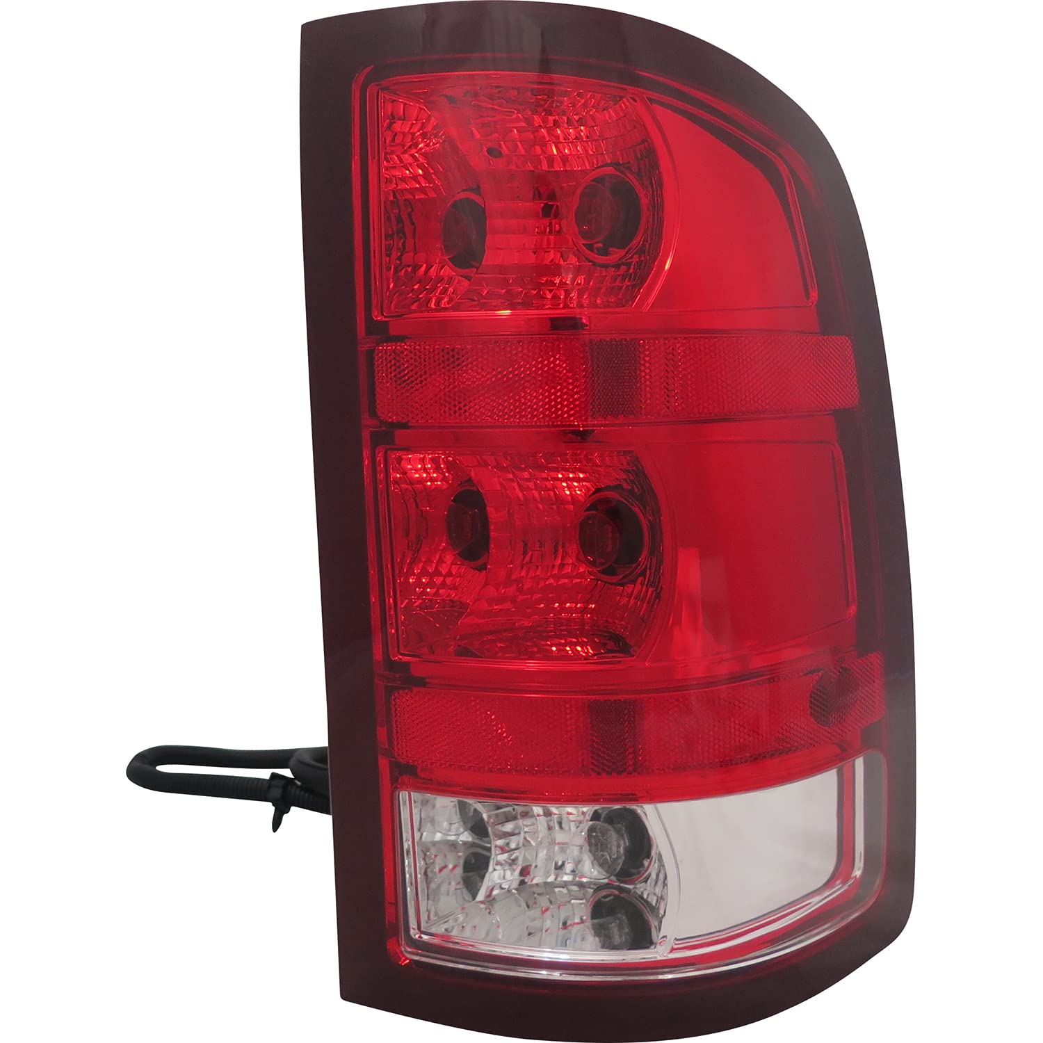 Right TYC Tail Light Assembly Compatible with 2007-2010 GMC Sierra Pickup