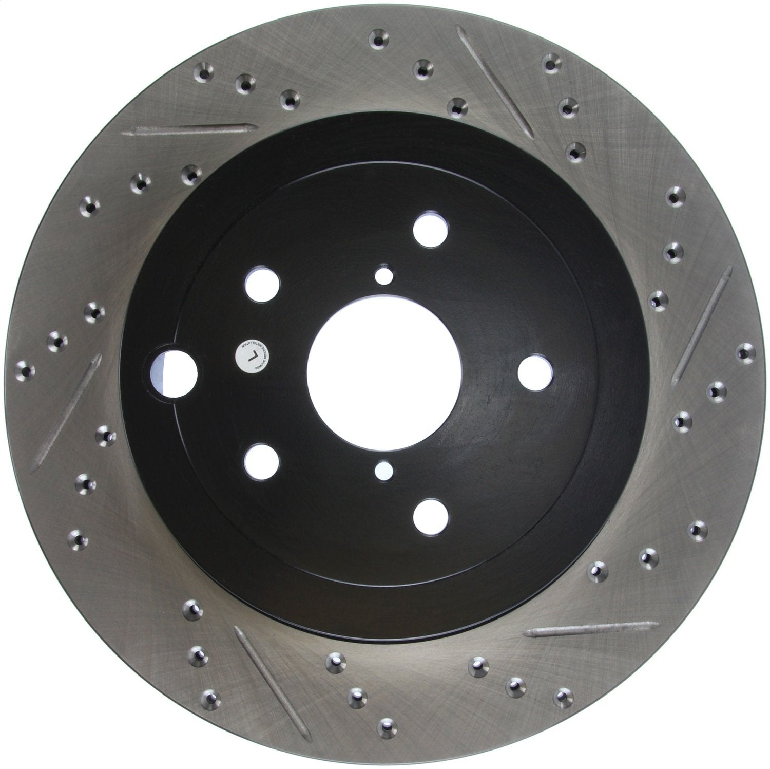 Rear Left StopTech 127.47030L Drilled and Slotted Automotive Replacement Disc Brake Rotor Fits Select 2008-2014 Subaru Impreza, 2013-2018 Subaru WRX STI