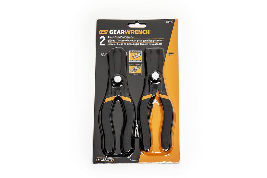 GEARWRENCH 30° & 80° Push Pin Plier Set - 2 Pc. 41840D