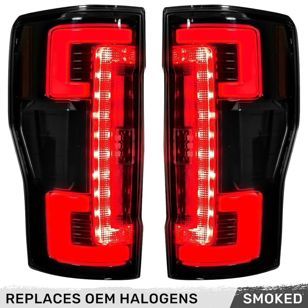 Ultra Bright Ford Super Duty 20-22 OLED Tail Lights (Replaces Factory/OEM Halogen) - Multiple Lens