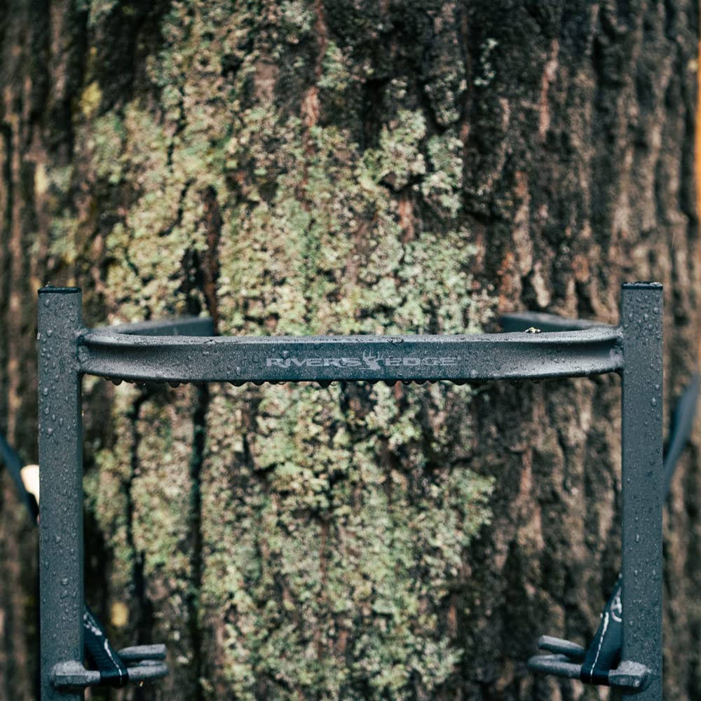 Big Foot™ Grip Rail Climbing System, Rivers Edge® Wide Steps, Tractionite™ Non-Slip Coating, Noiseless System, RE726