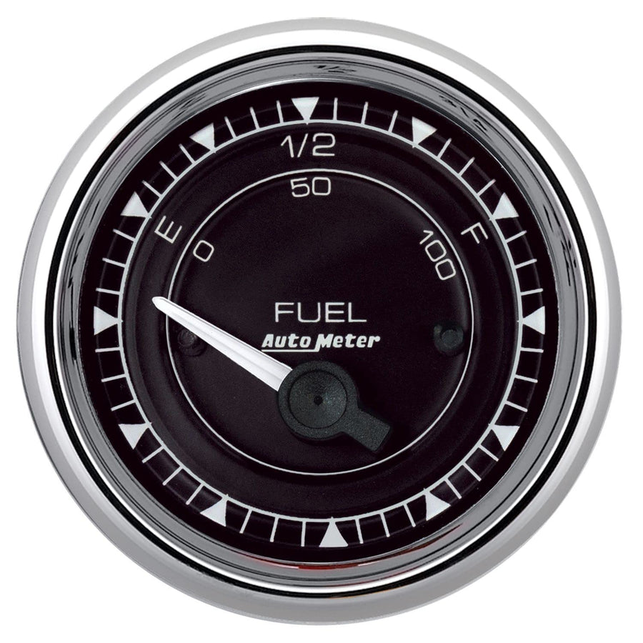Fuel Level Gauge Auto Meter 9716, 240-33 Ω, SSE, Chrono Chrome