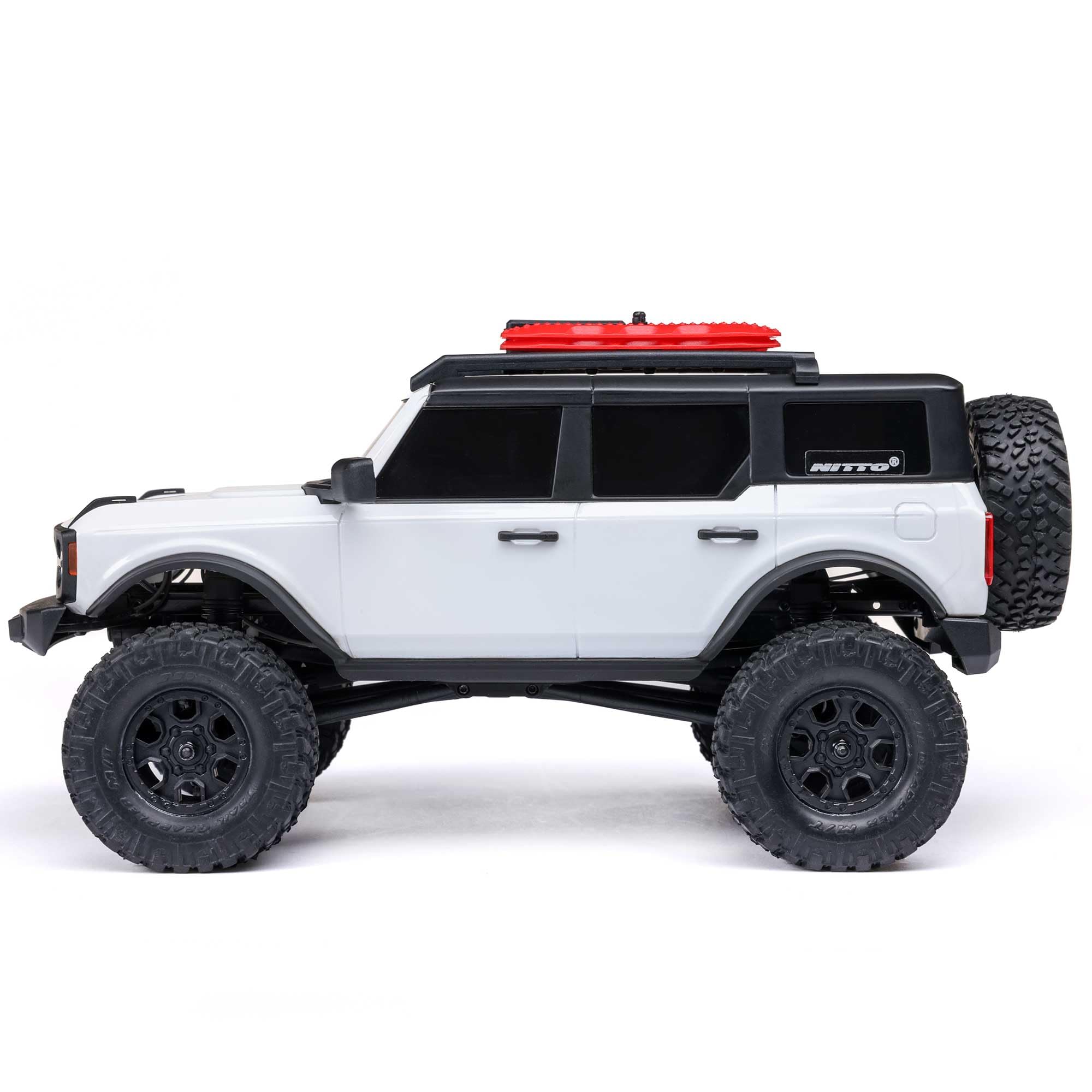 Axial 1/24 RC Truck SCX24 Ford Bronco 4X4 RTR Brushed Rock Crawler (Battery & Charger Included), White, AXI00006V2T4