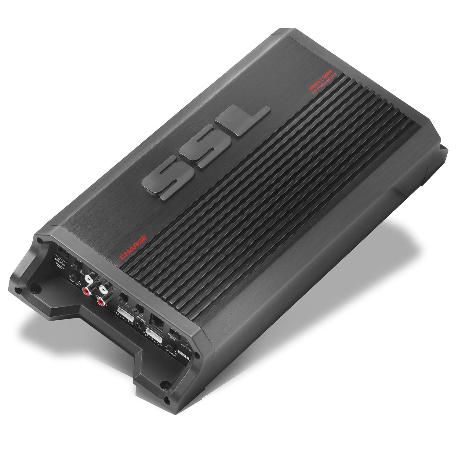 CG1604 Sound Storm Laboratories 4 Channel Car Amplifier - 1600 Watts, Full Range, Class A/B, 2/4 Ohm Stable, Mosfet Power Supply, Bridgeable