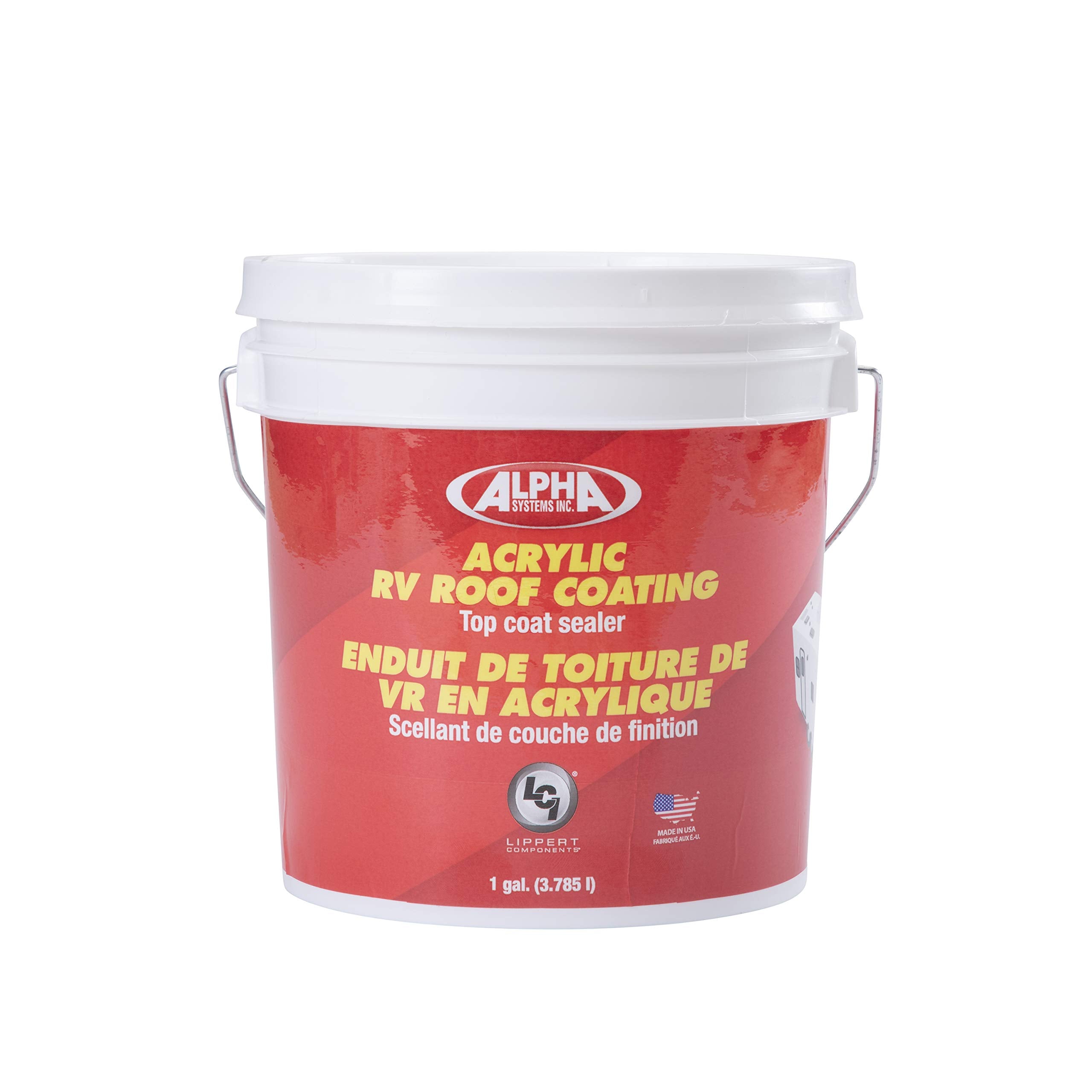 Acrylic Roof Coating 4034 for 5th Wheel RVs, Travel Trailers and Motorhomes