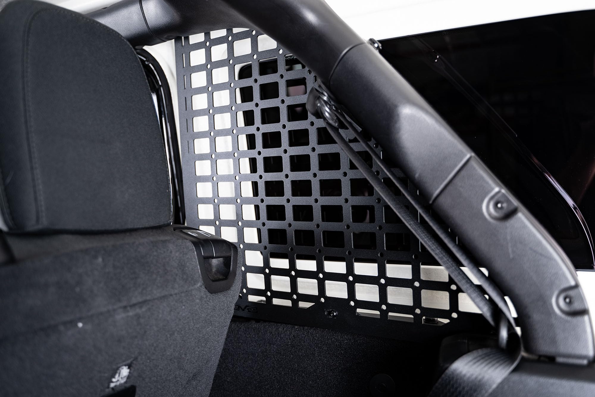 Rear Window Molle Storage Panels DV8 Offroad for 2018-2023 Jeep Wrangler JL 4-Door | Includes Passenger & Driver Side Panels | Mount Molle Bags, Tools, & Other Accessories