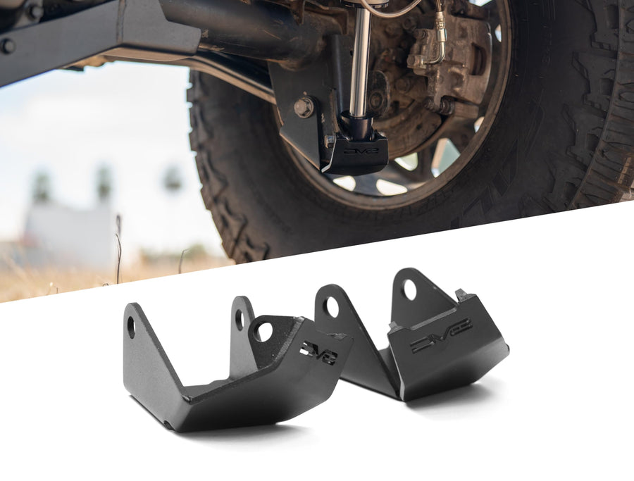 Rear Shock & Link Skid Plates DV8 Offroad for 2007-2018 Jeep Wrangler JK | Protects Your Links & Shocks When Off-Road | Durable Single-Piece Design | Works w/Factory & Most Aftermarket Shocks | Steel