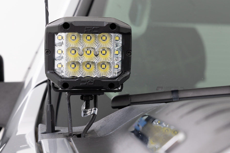 2" Rough Country Flood LED Ditch Light Kit for 07-13 Silverado 1500-71059