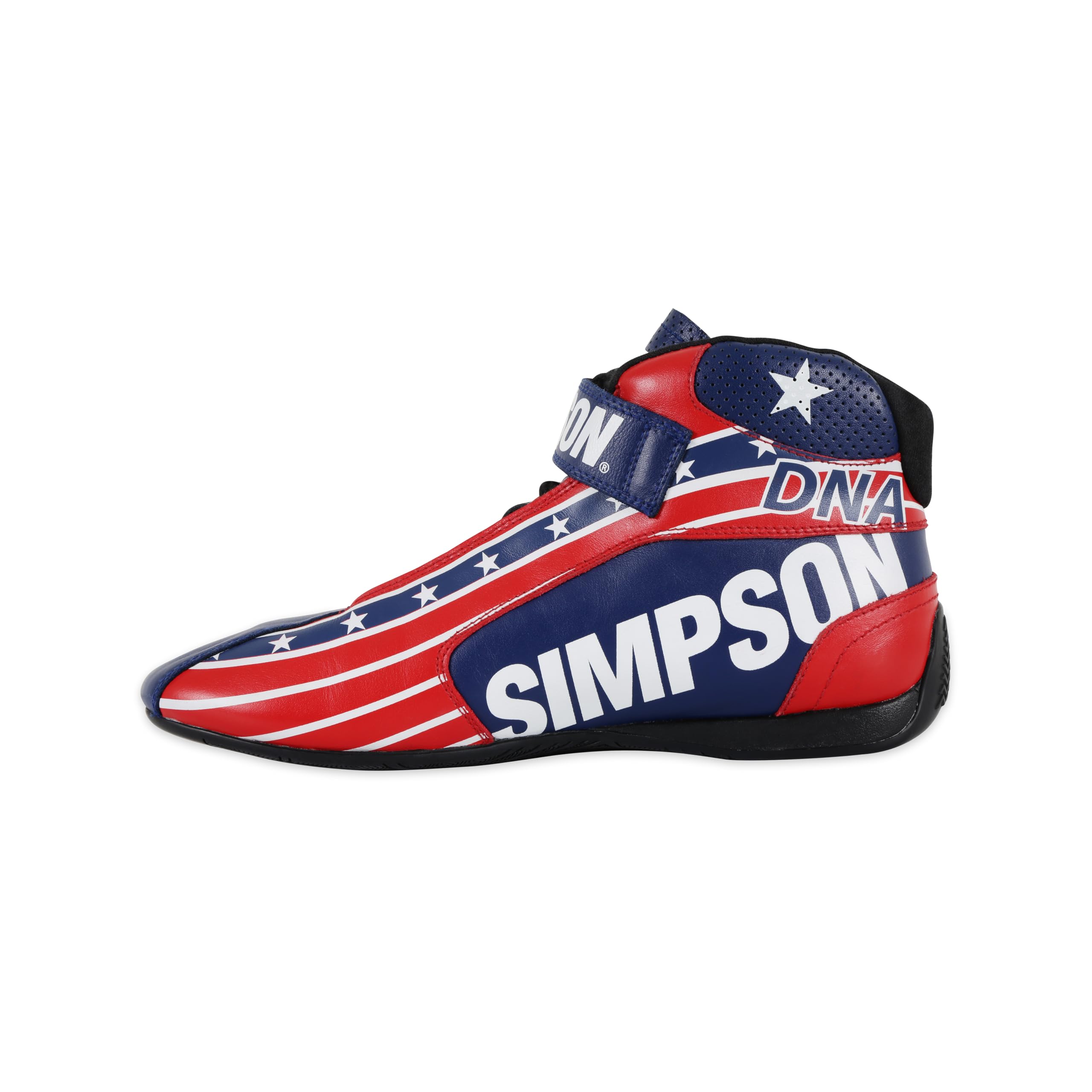 Simpson Racing DNA X2 DX2100P Shoes Pair Adult Size 10 Patriot