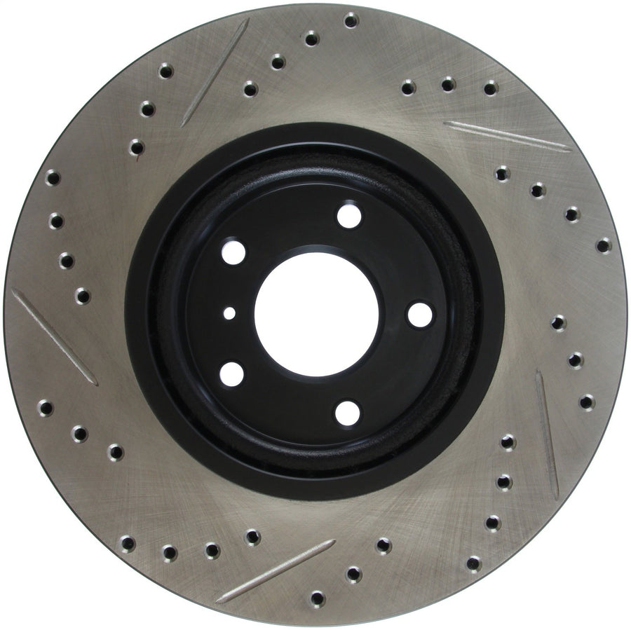 Sport Drilled/Slotted Brake Rotor StopTech 127.42080L (Front Left), 1 Pack