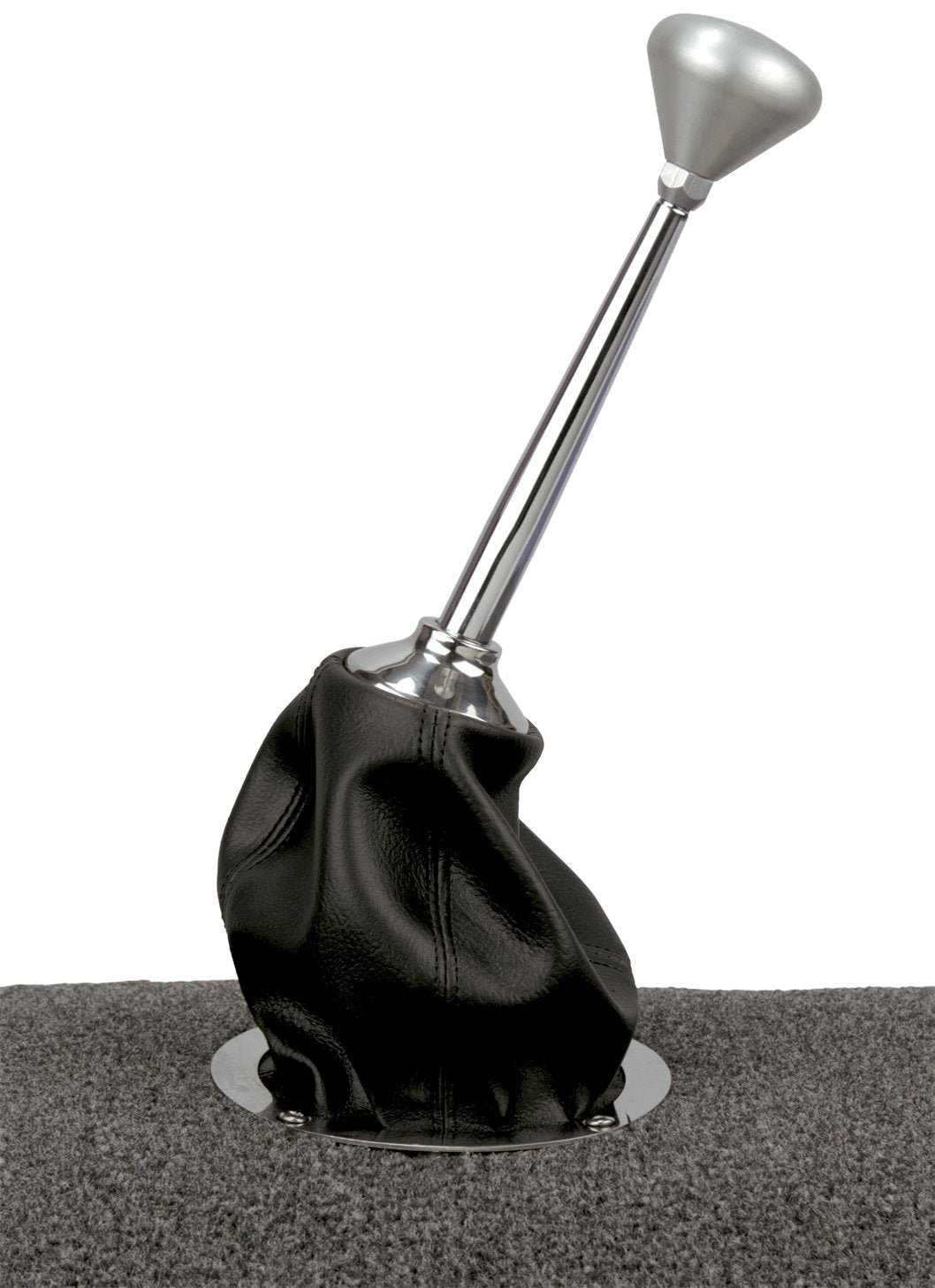 Classic Lokar 70-BCLB Shifter Boot with Billet Boot Ring