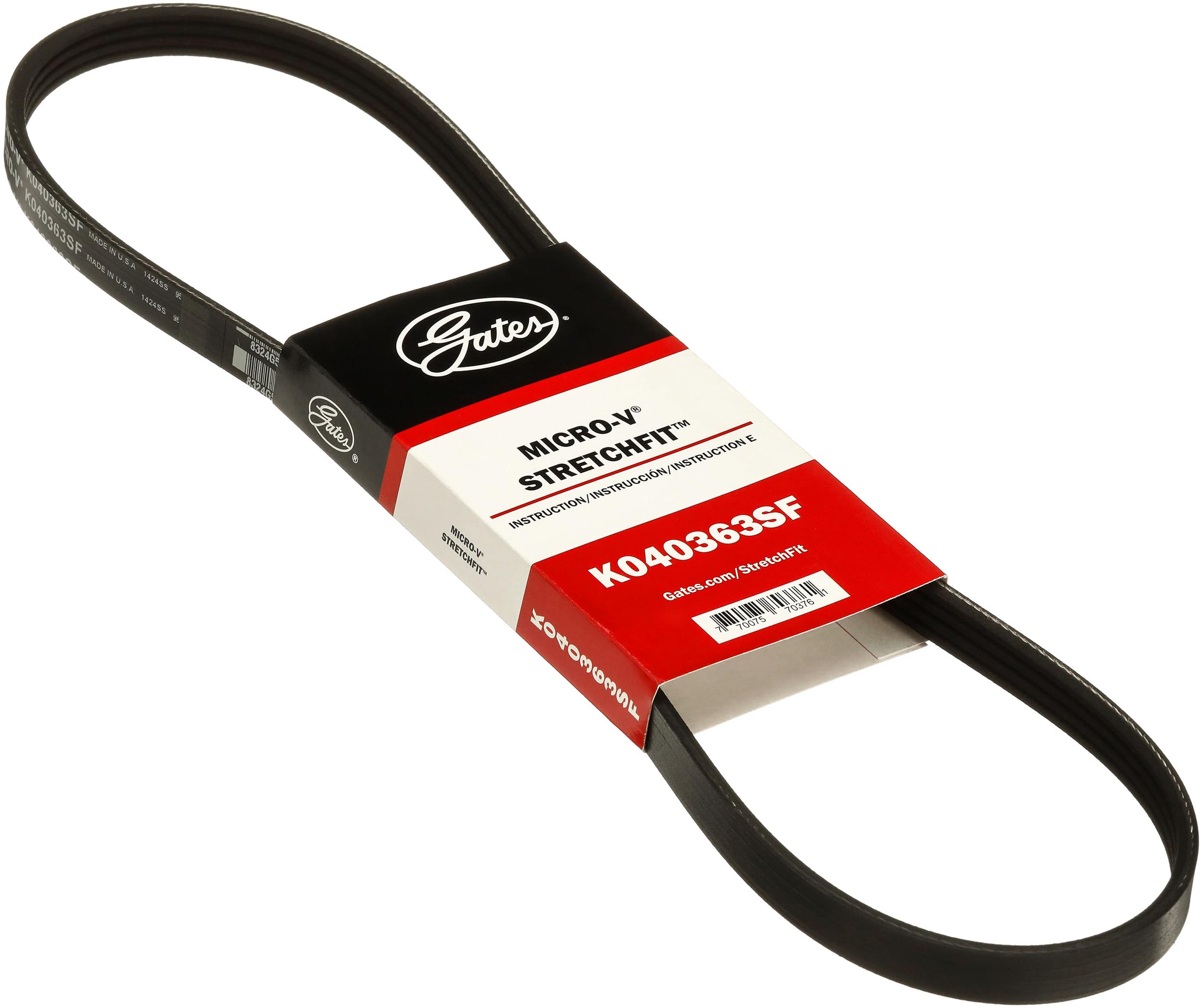 K040363SF nobrandname Stretch Fit Micro-V Serpentine Drive Belt