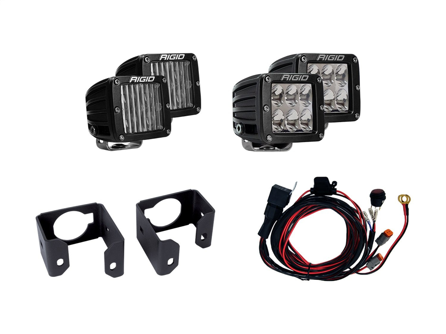 Dual Fog Light Kit RIGID IND 17-18 Super-Duty