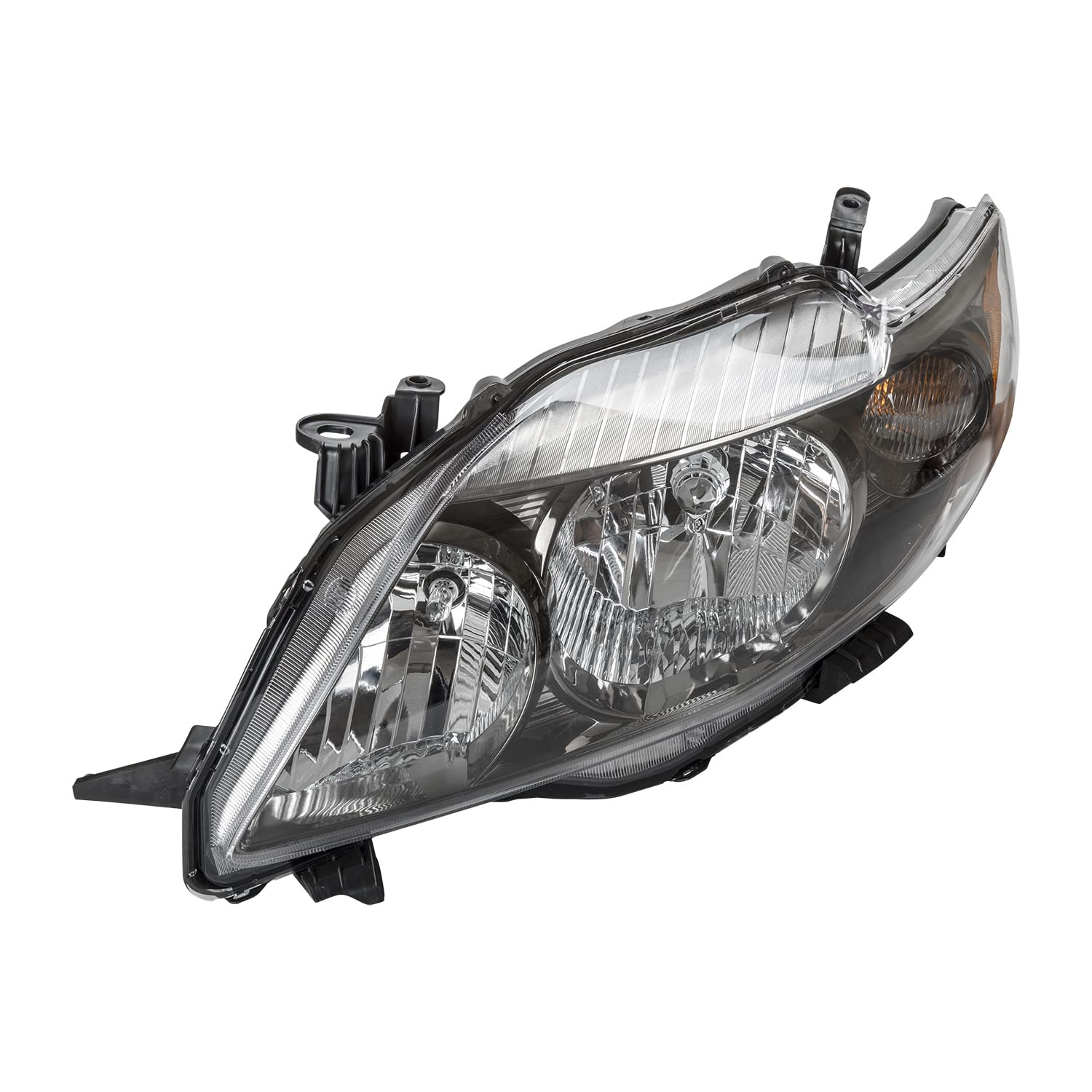 Left TYC Headlight Assembly Compatible with 2009-2010 Toyota Corolla