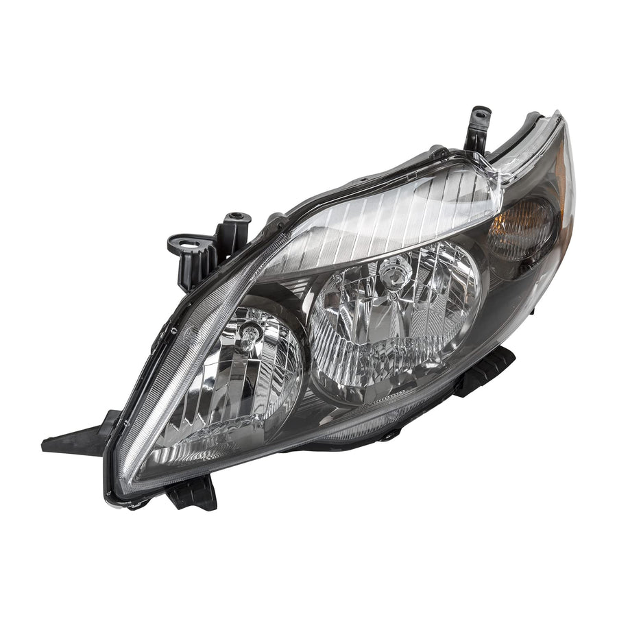 Left TYC Headlight Assembly Compatible with 2009-2010 Toyota Corolla