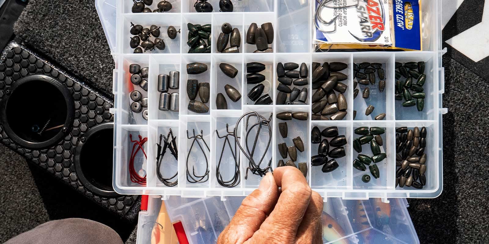 Plano Terminal Rustrictor Stowaway, Premium Tackle Storage with Rust Prevention, Clear, Transparent/Red