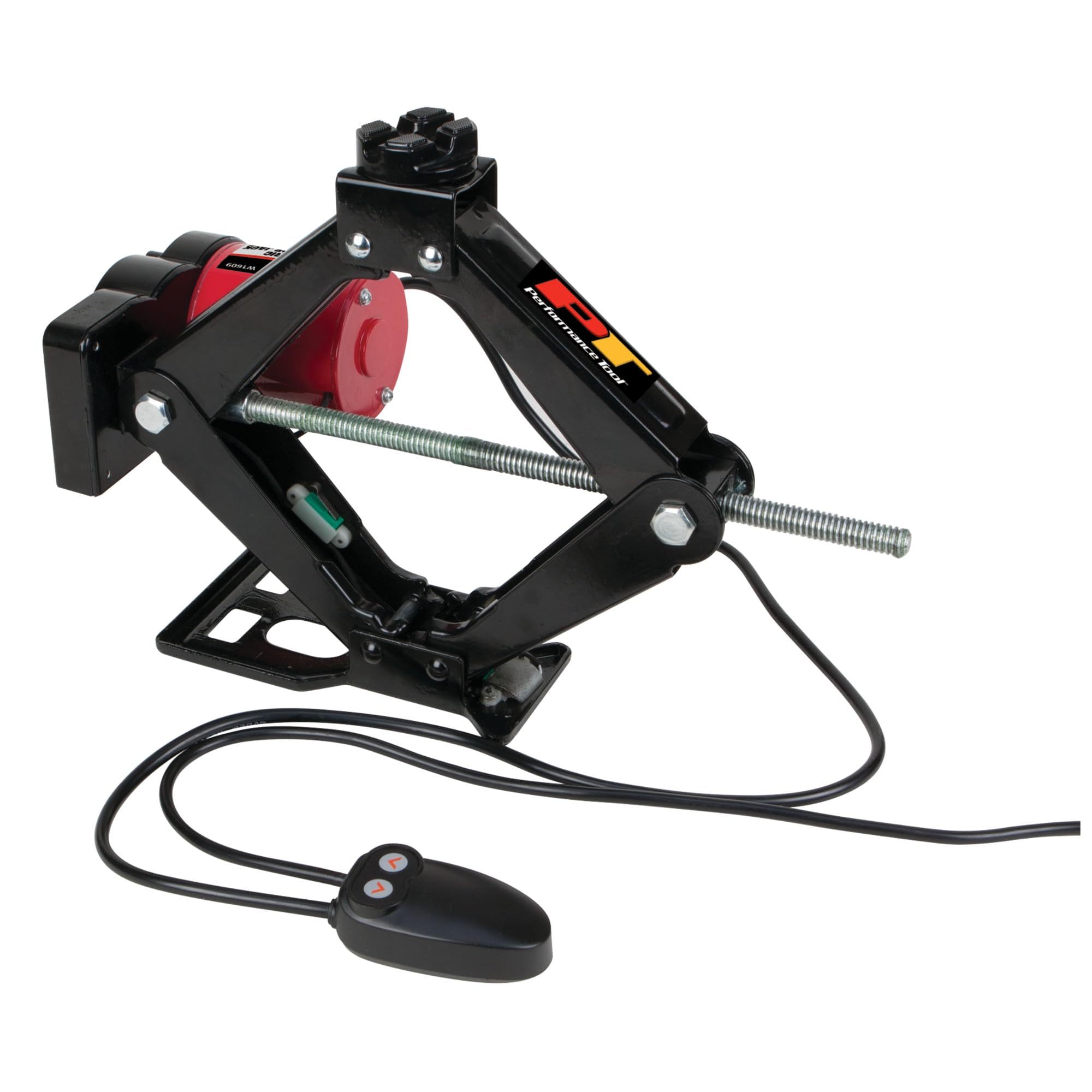 Performance Tool 2-Ton W1609 12 Volt Remote Controlled Electric Scissor Jack: Efficient and Convenient Automotive Lifting Solution