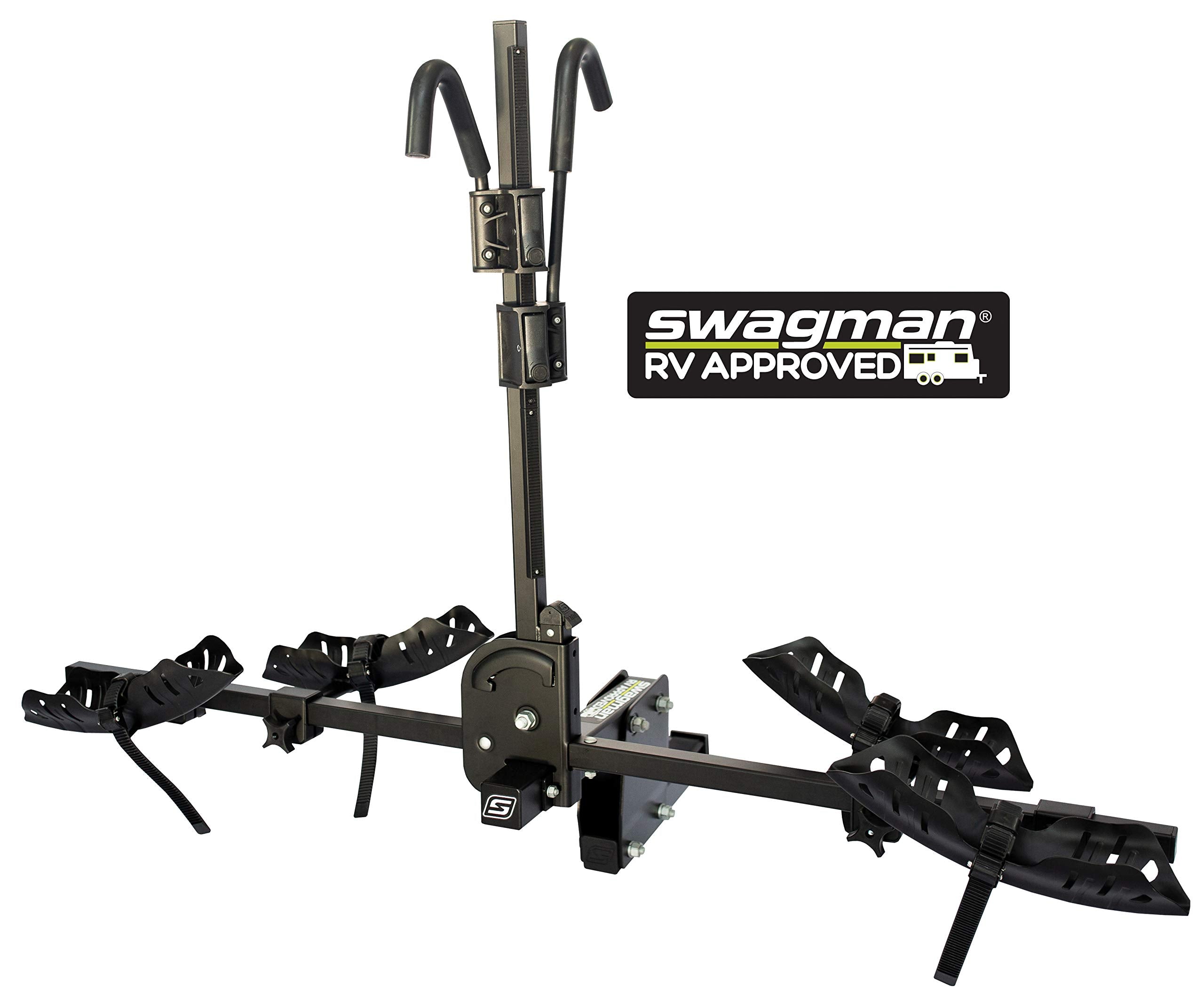 Dispatch Swagman RV Approved Hitch Mount Bike Rack, Black