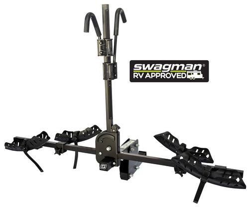 Dispatch Swagman RV Approved Hitch Mount Bike Rack, Black