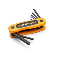 8 Piece GEARWRENCH Metric Folding Hex Key Set - 83506