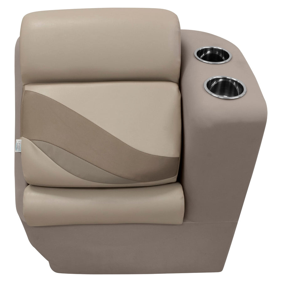 Wise Premier Series BM13006R-1749 Pontoon Right Lean Back Recliner, Mocha Java/Café/Mushroom