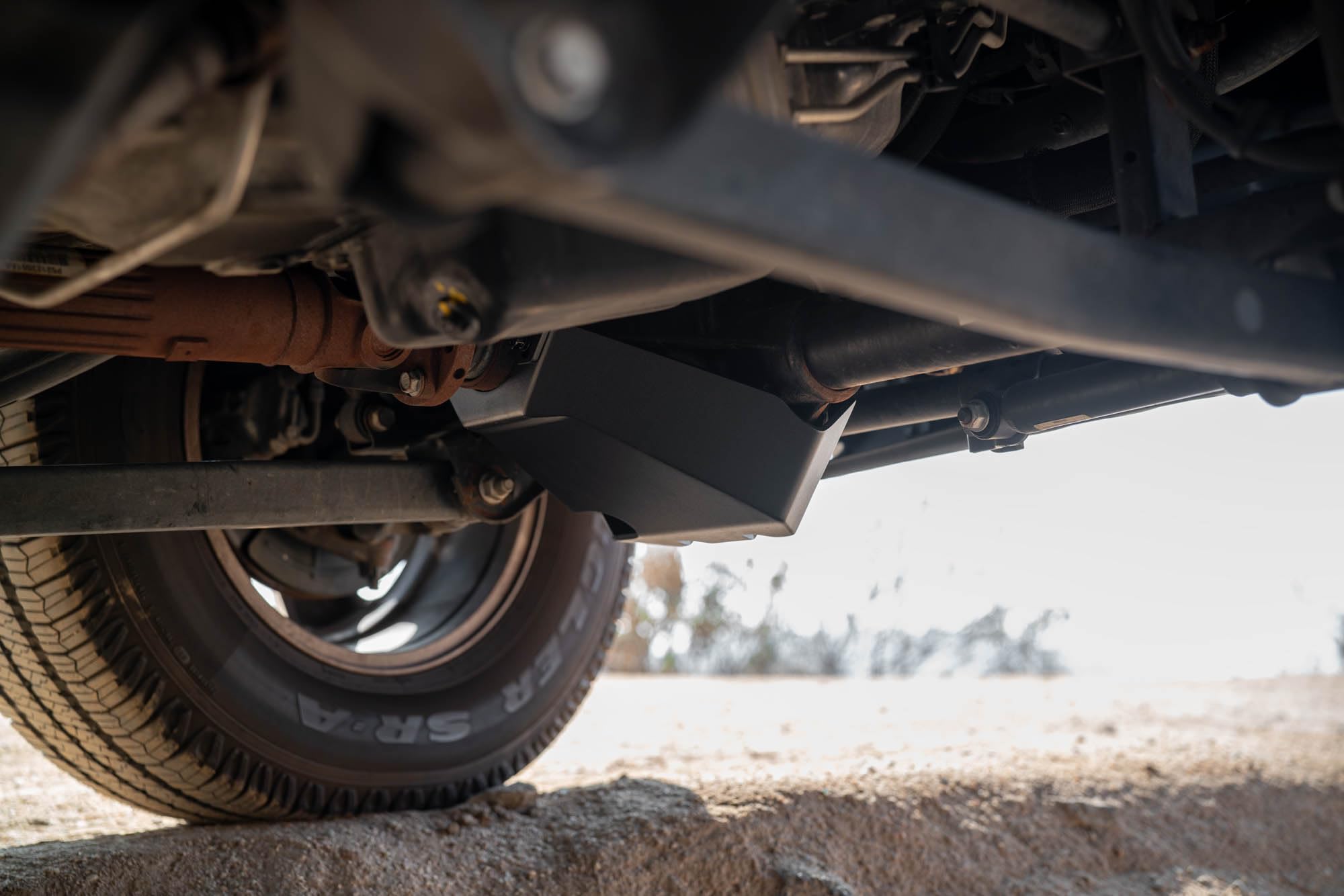 Front Differential Skid Plate DV8 Offroad for 2007-2018 Jeep Wrangler JK with Dana 30 Front Axle | Pinion Skid to Prevent Getting Hung Up on Rocks & Uneven Terrain | Durable Steel Design | Powder Coat