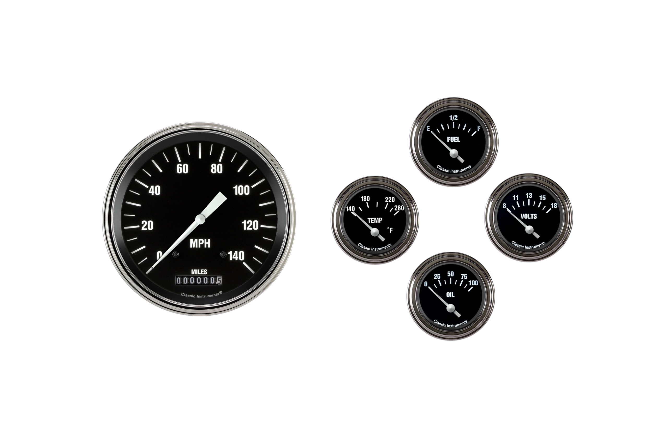 Ford Van Classic Instruments FV61HR54 Hot Rod-Ford 61-66