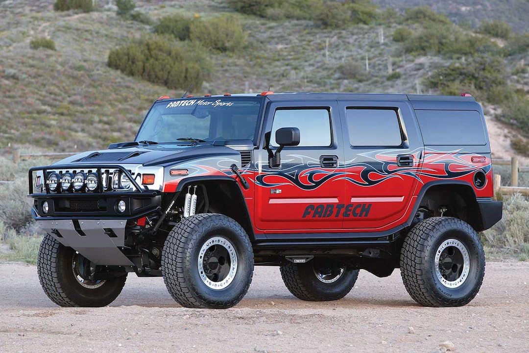 6" PERF SYS W/ SHKS DLSS 03-08 HUMMER H2 SUV/SUT 4WD W/ RR COIL SPRINGS by Fabtech