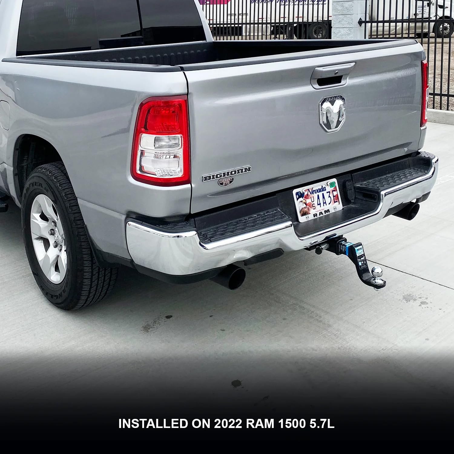 2019-2023 RAM 1500 Cat-back Exhaust System 5.7L HEMI Dual Exit Black Ceramic Coated Tips