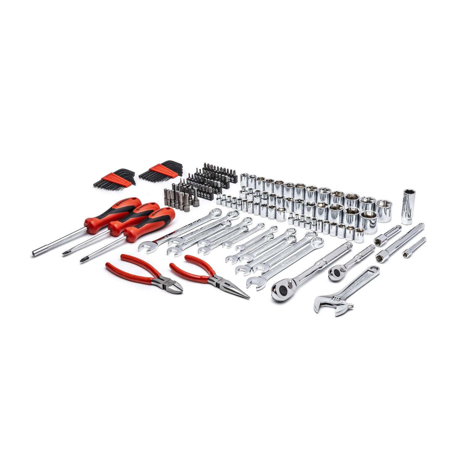 Crescent 150 Piece 6 Point 1/4" and 3/8" Drive SAE/Metric Professional Tool Set - CTK150