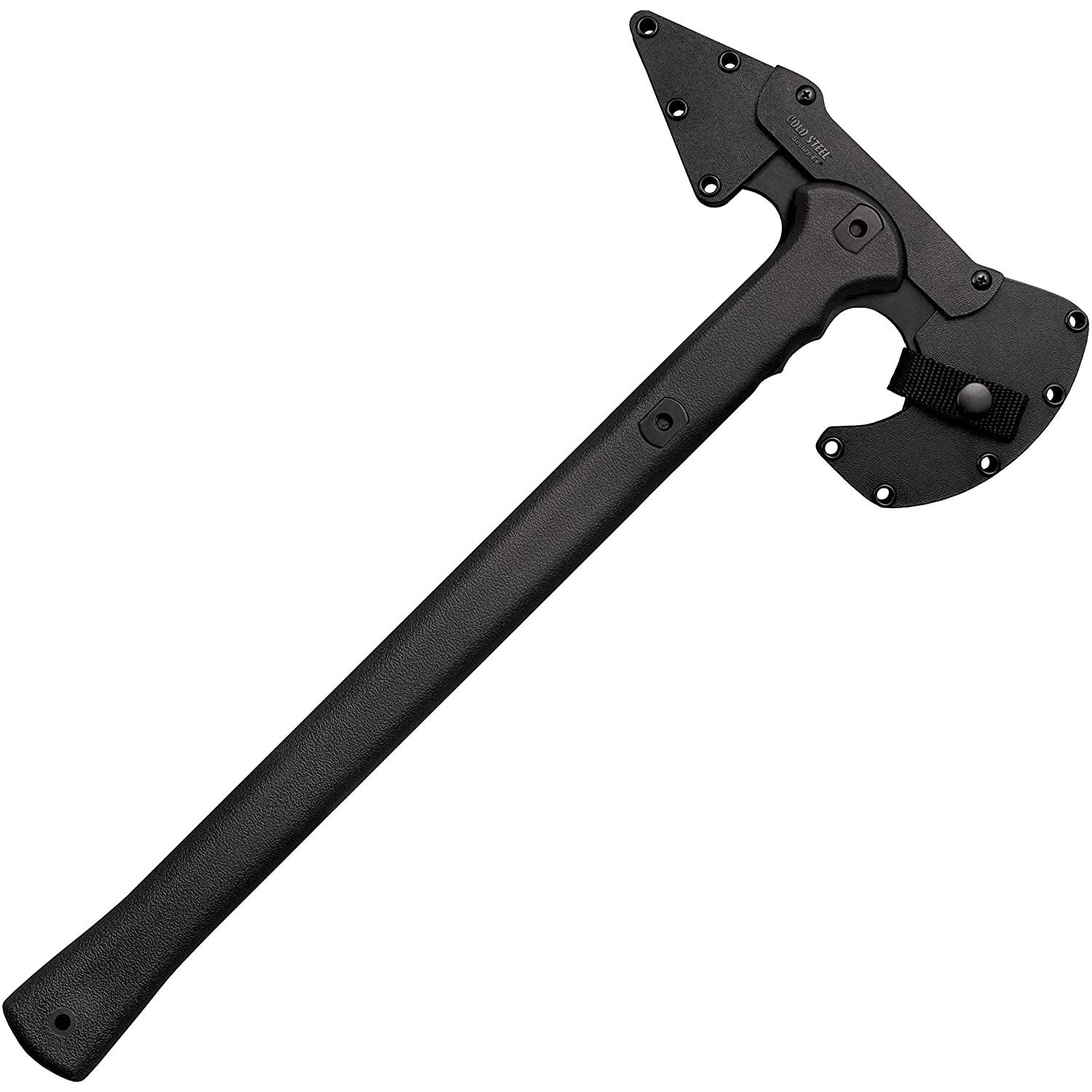 Cold Steel Tomahawk Drop Forged Survival Hatchet - Great for Camping, Survival, Outdoors and Chopping Wood, Trench Hawk - Black, One Size