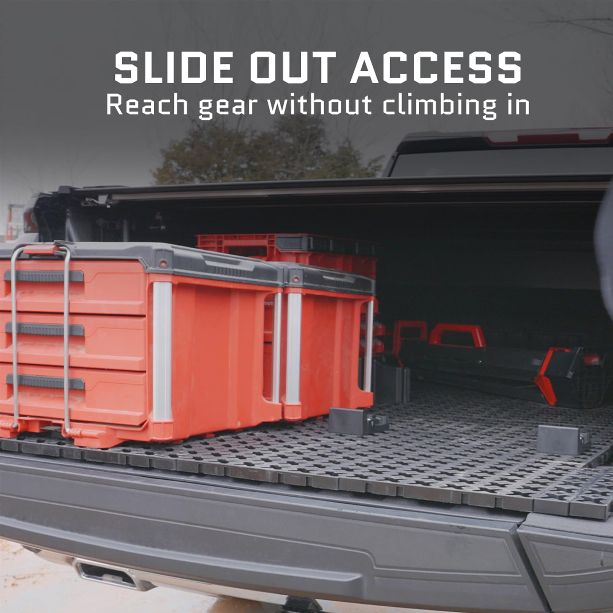 Truck Bed Mat Tmat & Cargo Management System (Short Bed 5' to 5'5")