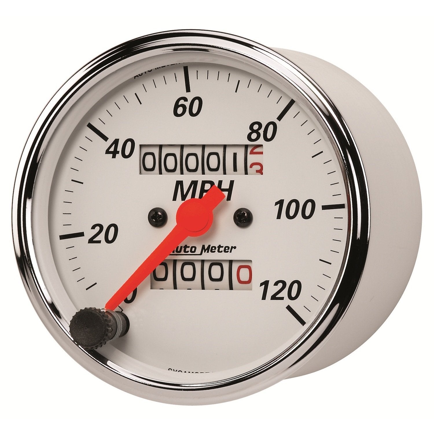 Auto Meter Arctic White 1396 Mechanical Speedometer, 3.125 in.