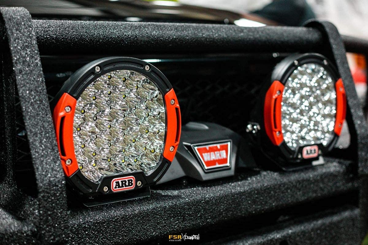 ARB SOLIS INTENSITY SJB36S 36 LEDS DRIVING LIGHT, SPOT BEAM with RED and BLACK INTERCHANGEABLE BEZELS 9 INCHES, INDIVIDUAL