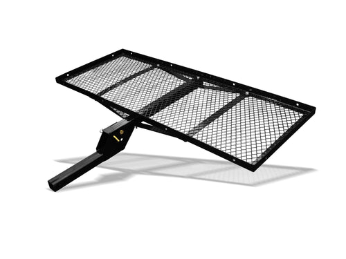 59-Inch ARMORDILLO Universal Foldable Mesh Rear Hitch Cargo Tray Fits 2" Receiver Tube