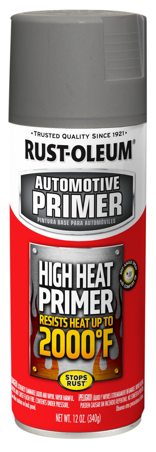 Rust-Oleum 12-Ounce Automotive High Heat Primer Spray Paint, Gray 249340