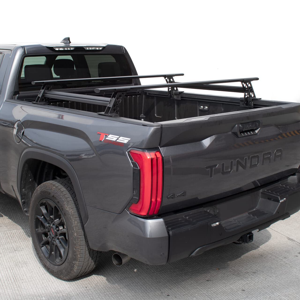 Go Rhino Bed Rail Kit - Cross Bars for Full/Mid Sized Trucks w/Tonneau Cover T-Tracks | Mild Steel, Textured Black | 5935015T | Fits Full & Mid Sized Trucks w/Tonneau Cover T-Tracks