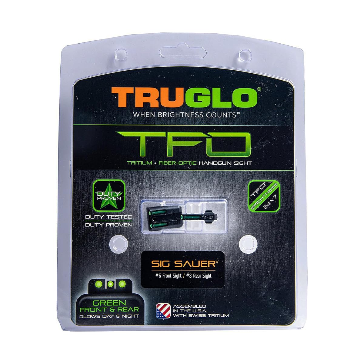 TFO Handgun Sight Set TRUGLO - Sig #6/#8