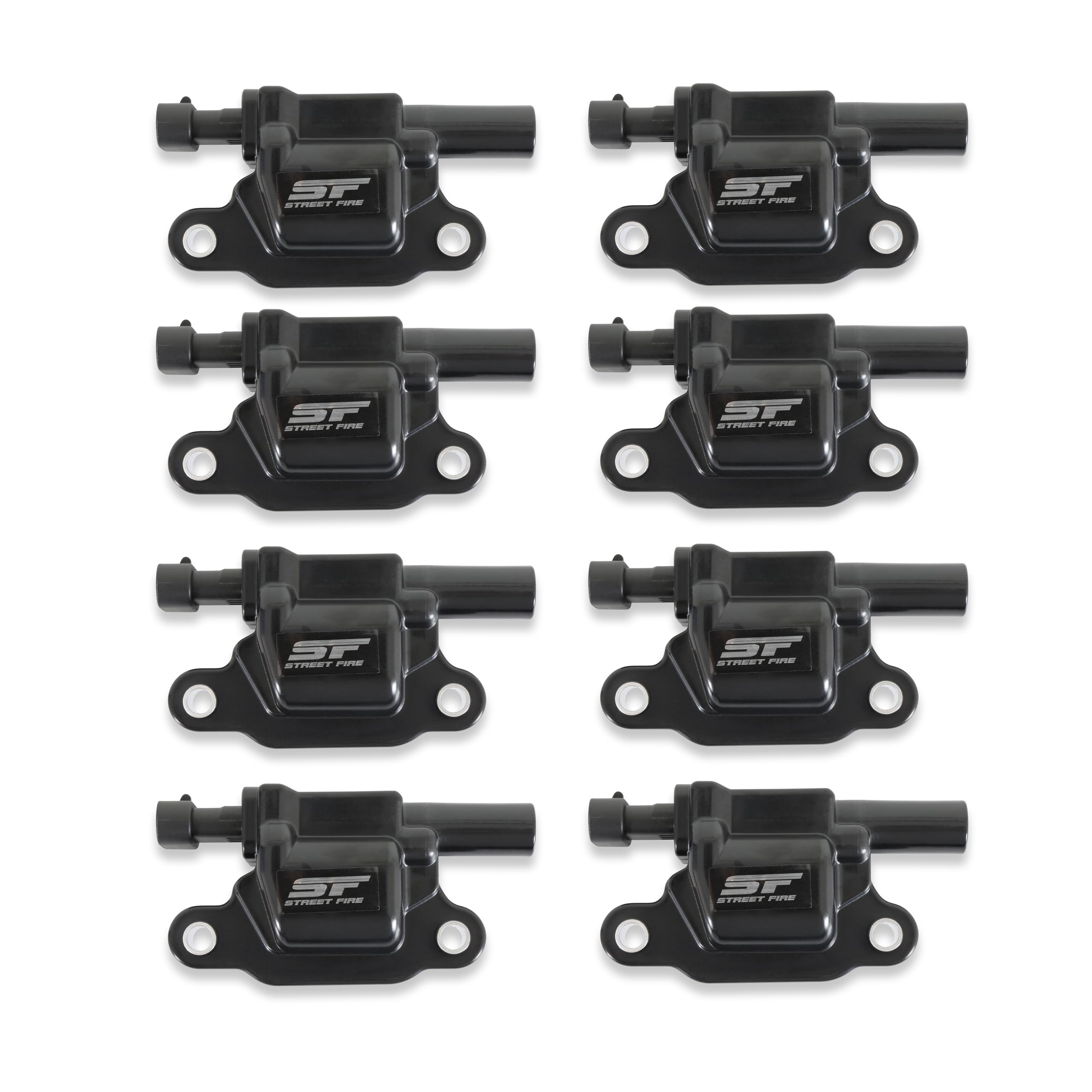 55118 MSD Street Fire Ignition Coils - Black - 8-Pack