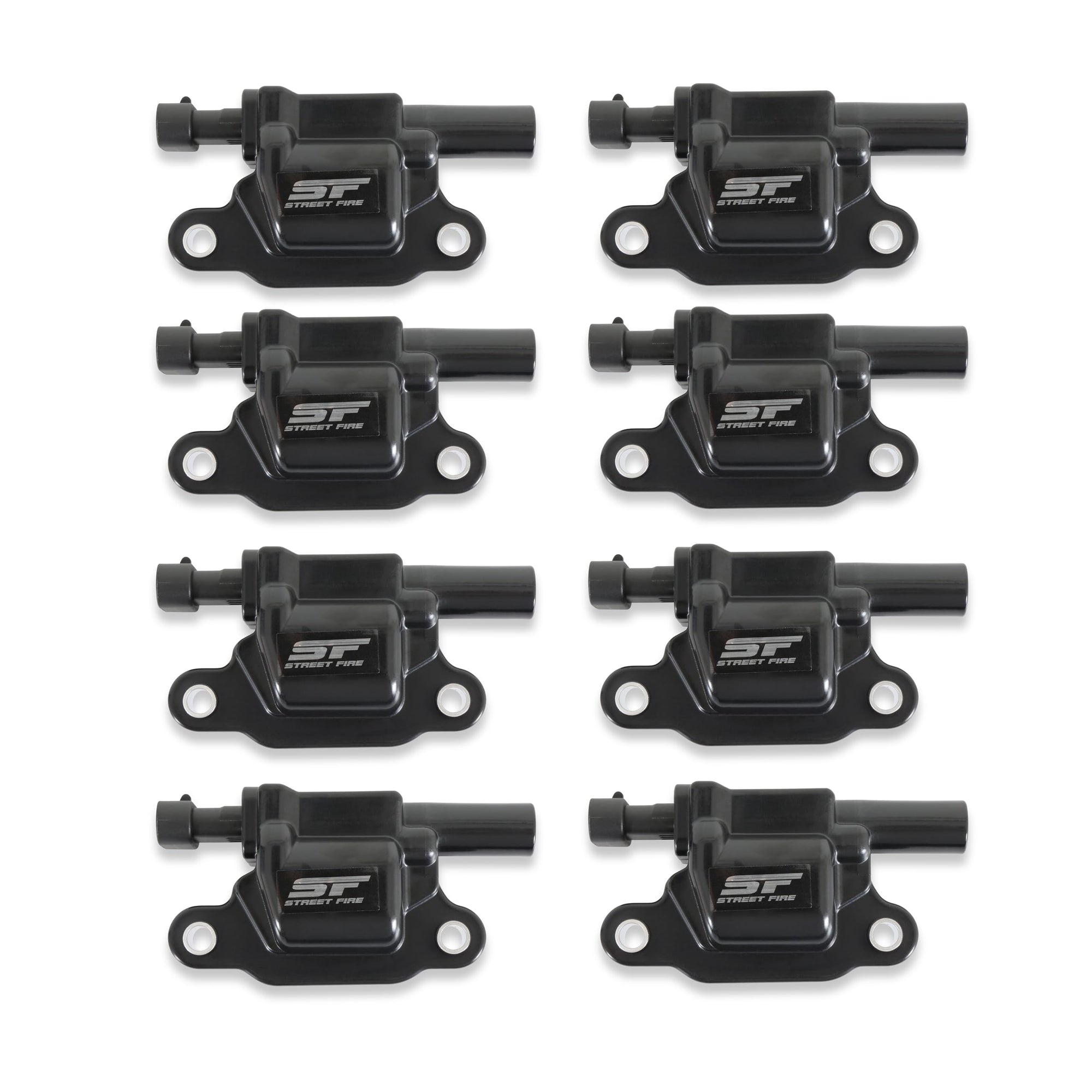 55118 MSD Street Fire Ignition Coils - Black - 8-Pack