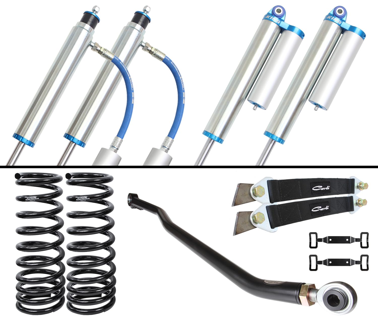 2.5 Carli Pintop Leveling System, Base, 3” Lift, 2003-13 Ram 2500/3500, Gas