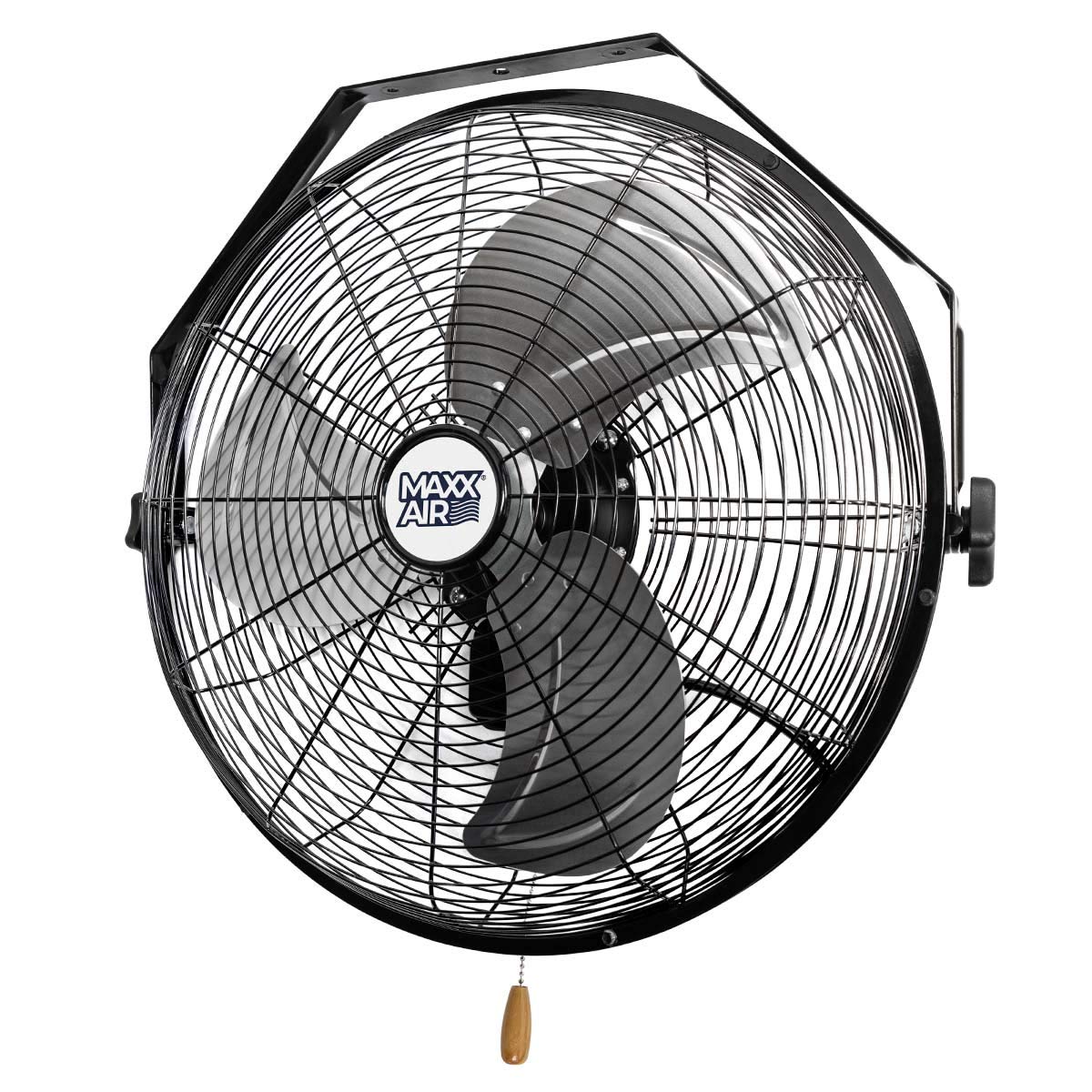 Maxx Air 18" Wall Mount Fan | Commercial Grade Fan for Garages, Shop, Barns and Patios for Indoor Use | Powerful 1,450 CFM and Easy Operation | Residential Wall Mount