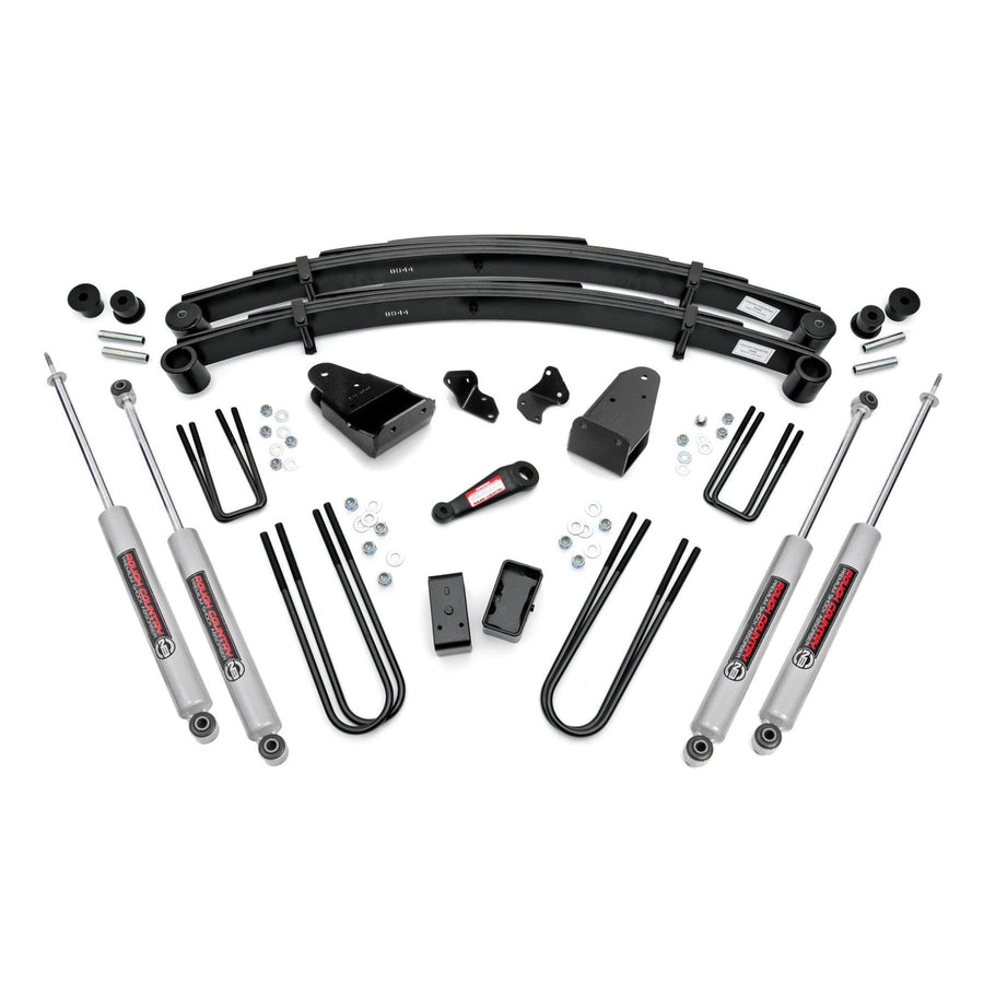 4" Rough Country Suspension Lift Kit for 1982-1985 Ford F-350 4WD - 4918230