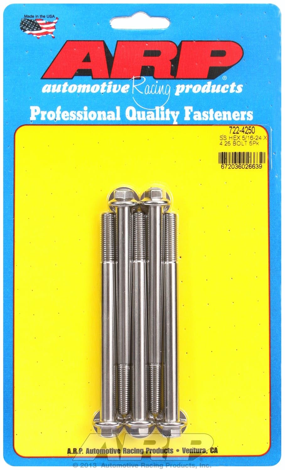 Hex Bolt ARP (722-4250), Stainless Steel