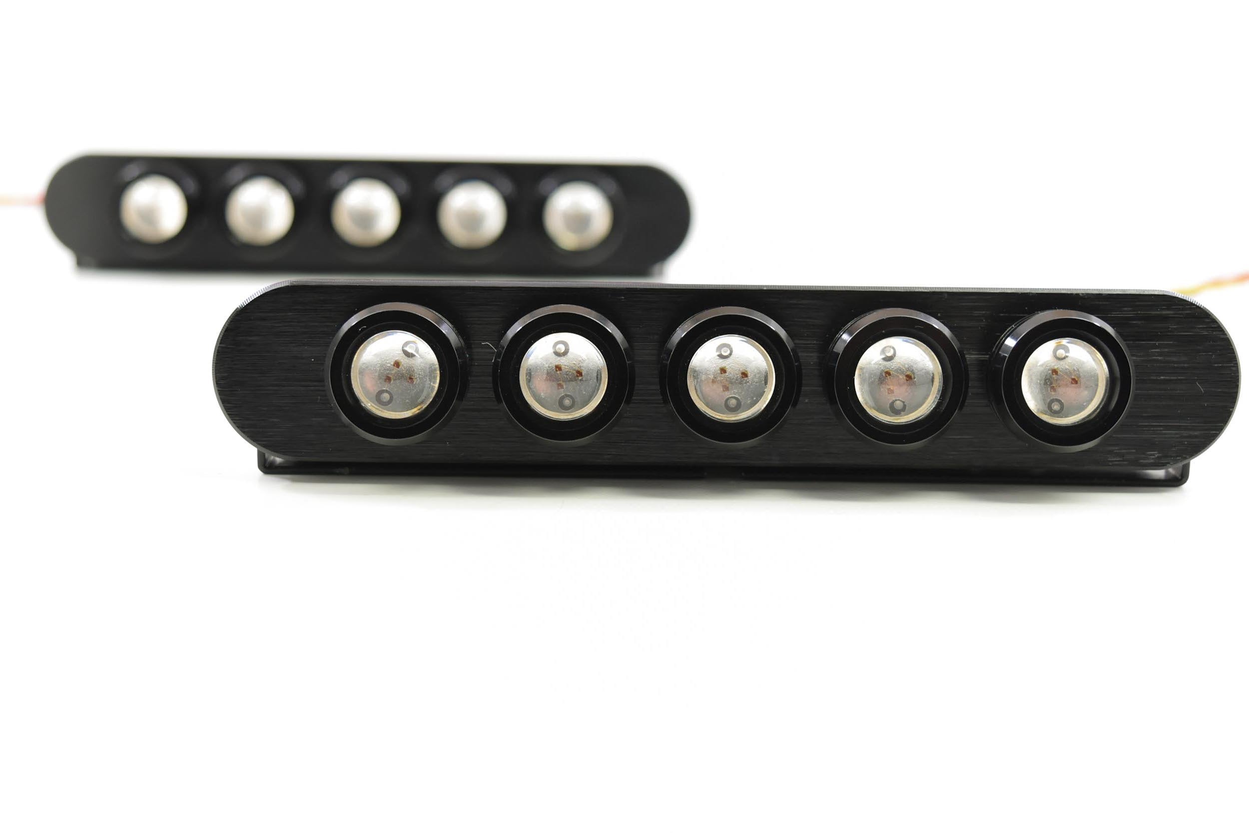 5Stop Morimoto LED-MC-5TOP Black Motorcycle Universal LED Brake Light, 1 Pack