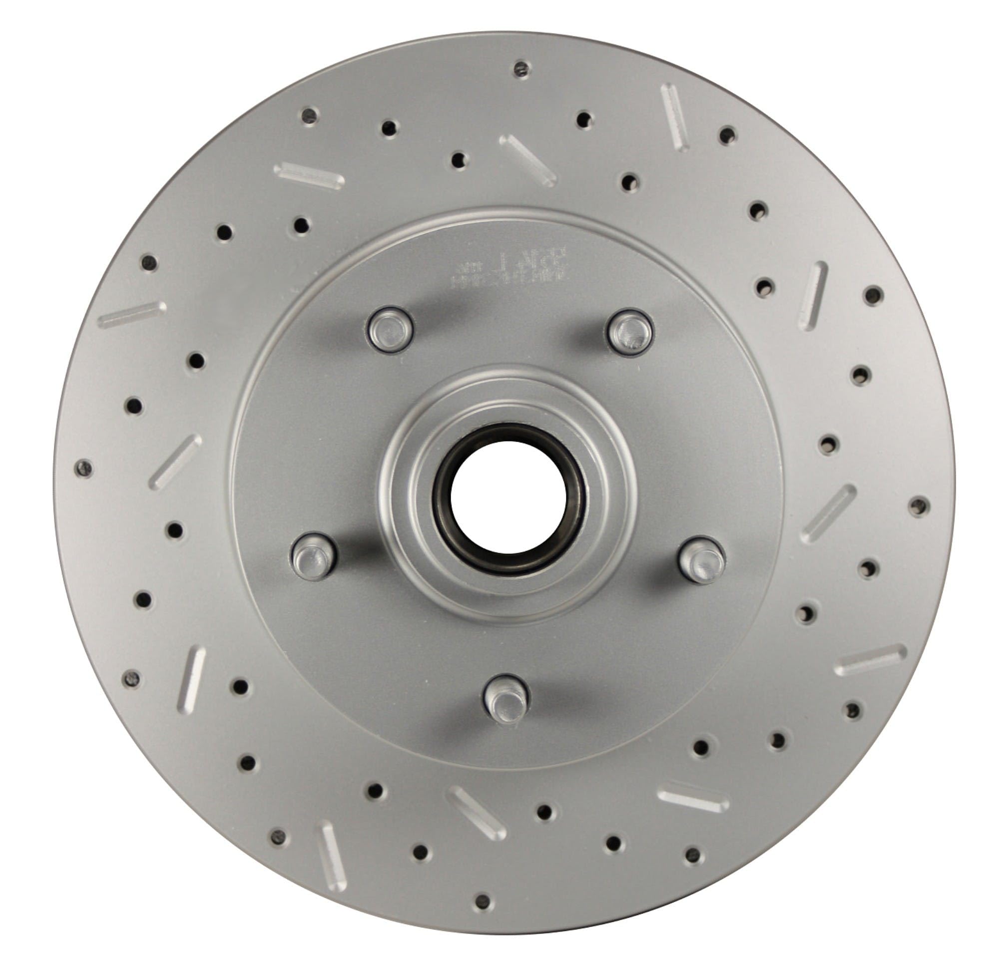 XDS MaxGrip Cross Drilled and Slotted Rotor Right Side