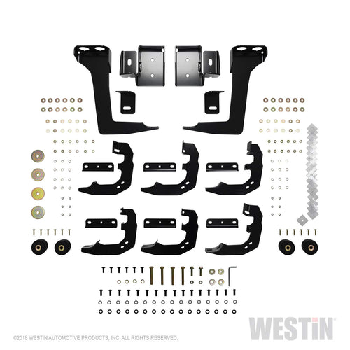 Westin PRO TRAXX 5 Oval Wheel to Wheel Nerf Bars fits 2019-2025 Ram 1500 Crew Cab 6'5" Bed (Exc 1500 Classic) Stainless Steel Pair